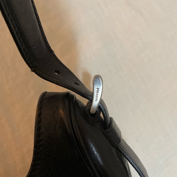 Vintage prada cleo leather hobo handbag - Picture 9 of 12